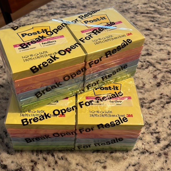 post it Office New Bundle Of Post It Notes Poshmark
